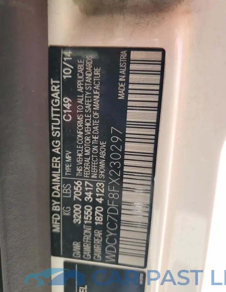 WDCYC7DF8FX230297# 13