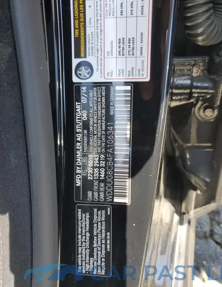WDDUG8CB4FA106341# 12