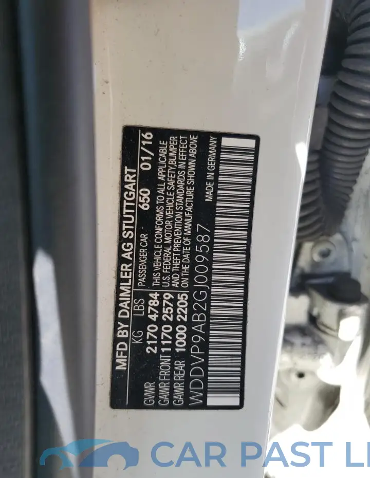 WDDVP9AB2GJ009587# 13