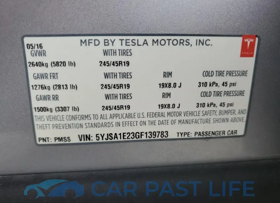 5YJSA1E23GF139783# 12