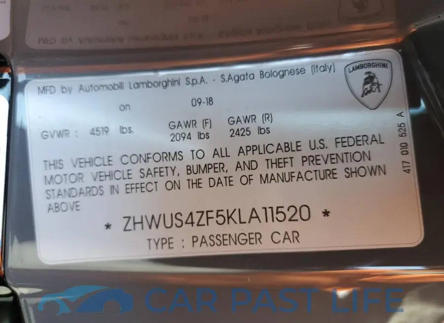ZHWUS4ZF5KLA11520# 12