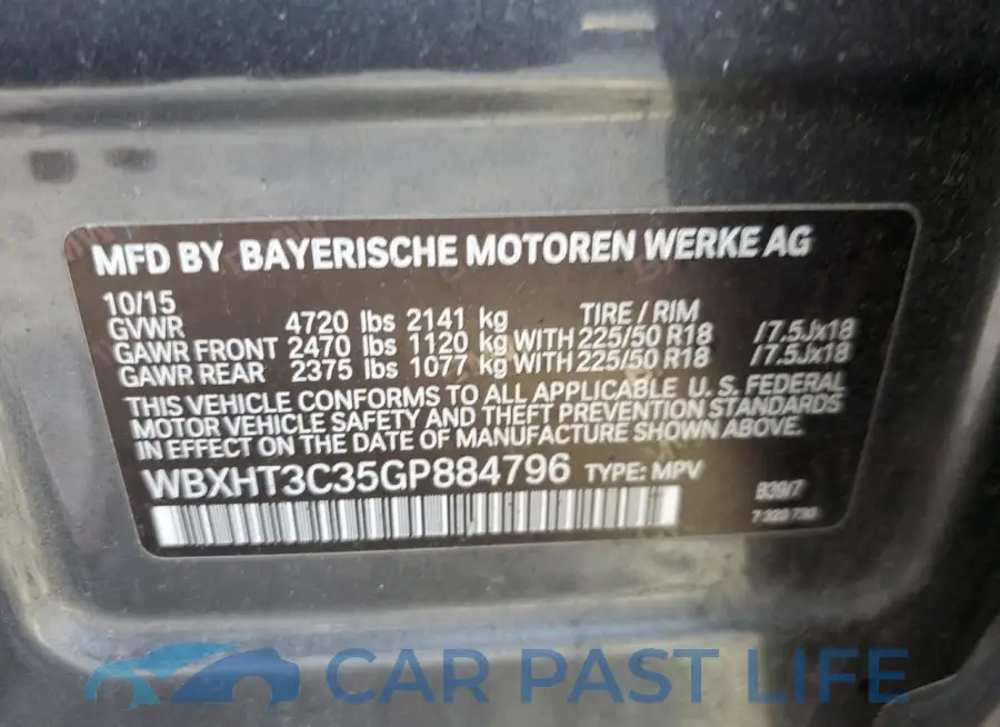 WBXHT3C35GP884796# 12
