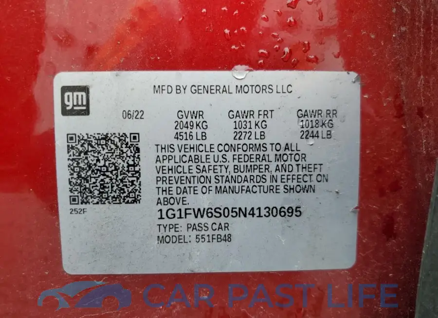 1G1FW6S05N4130695# 12
