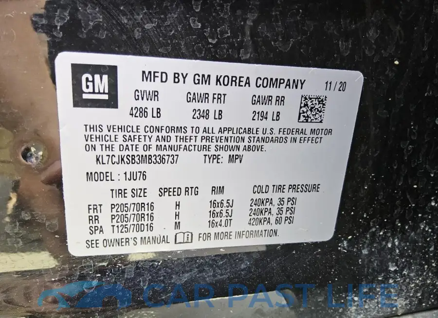 KL7CJKSB3MB336737# 13