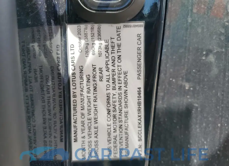 SCCLEKAX1RHB10464# 12