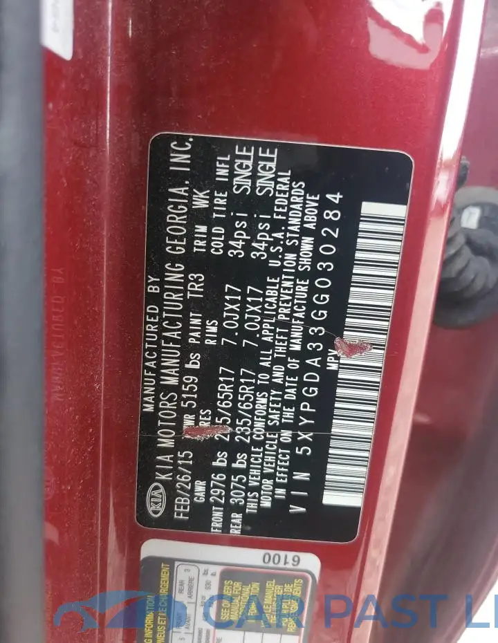 5XYPGDA33GG030284# 14