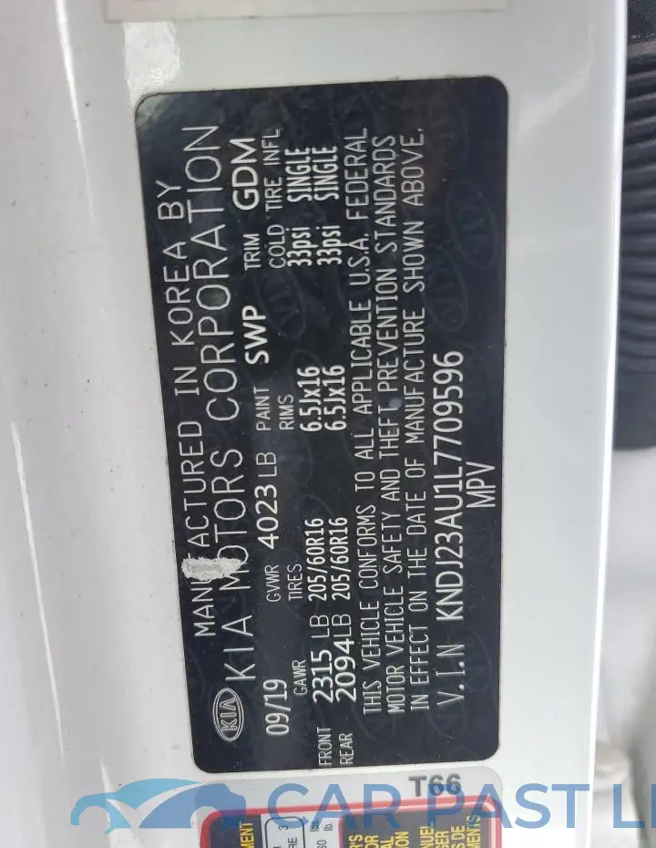 KNDJ23AU1L7709596# 13
