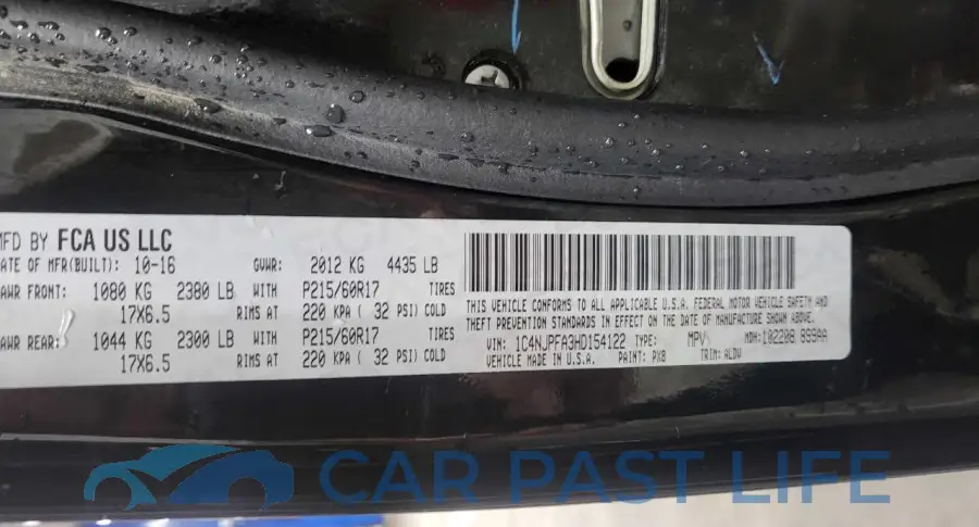 1C4NJPFA3HD154122# 10