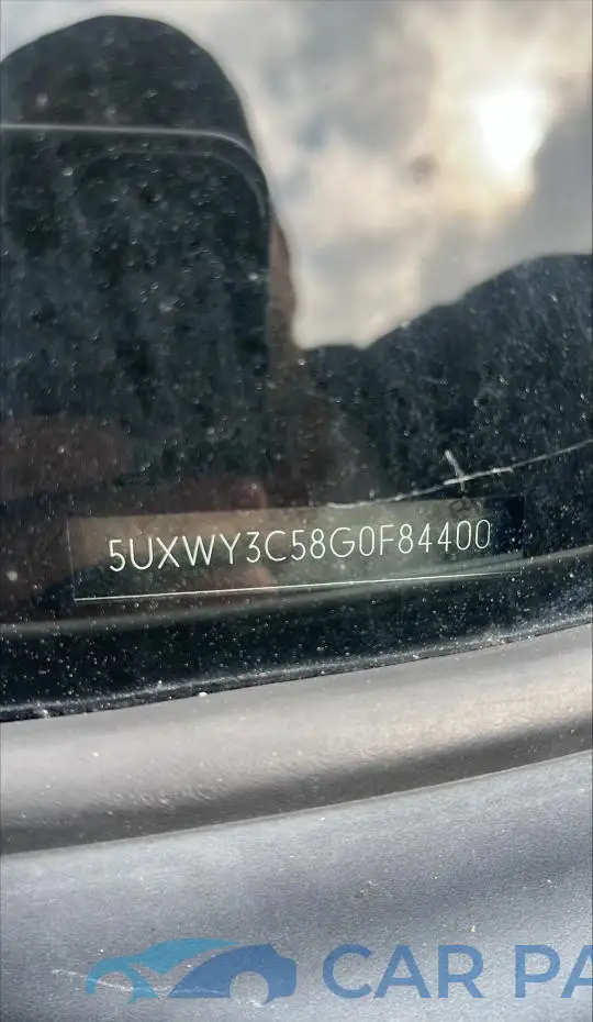 5UXWY3C58G0F84400# 13