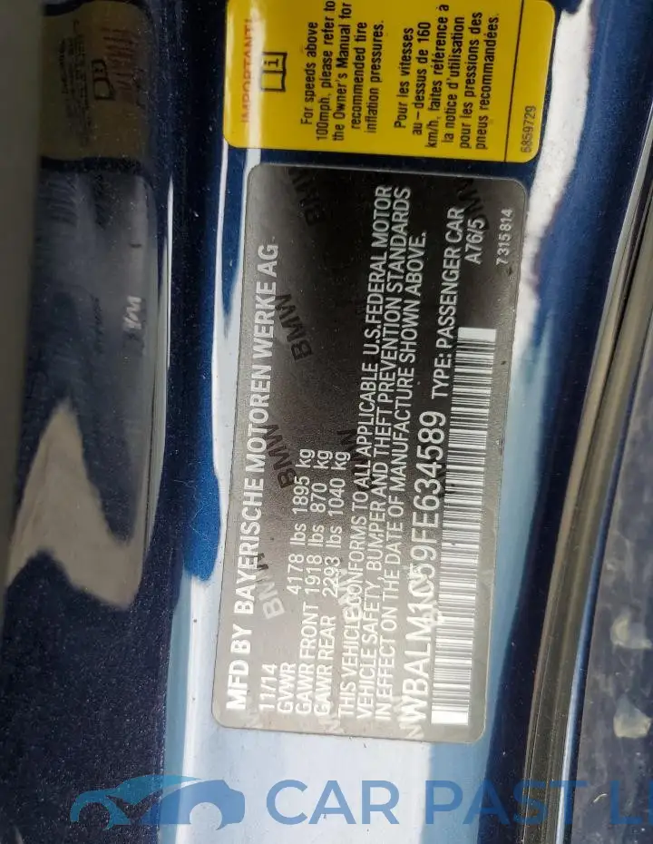 WBALM1C59FE634589# 12