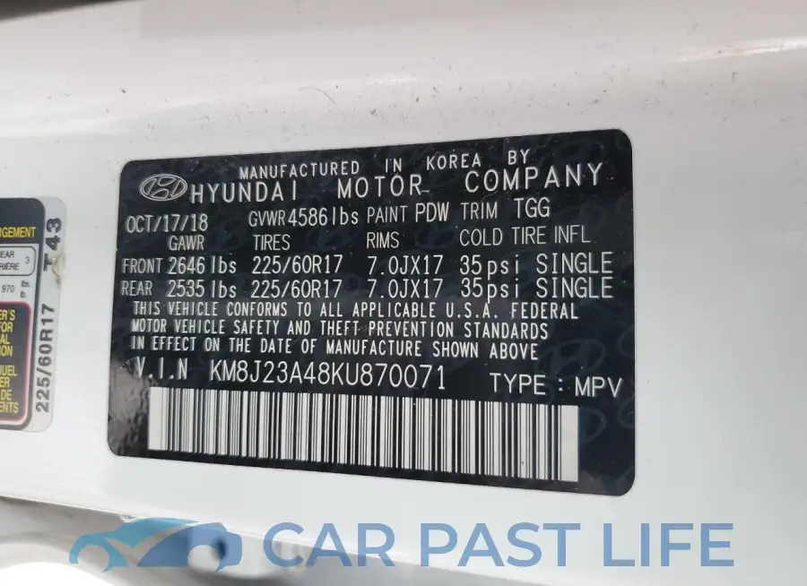 KM8J23A48KU870071# 14