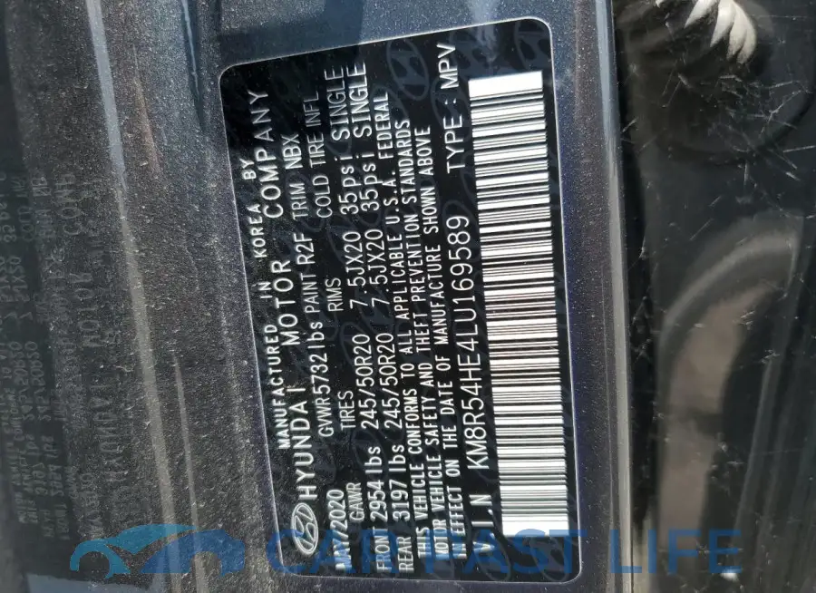 KM8R54HE4LU169589# 13