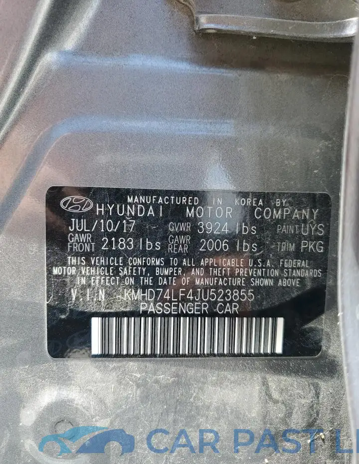 KMHD74LF4JU523855# 12