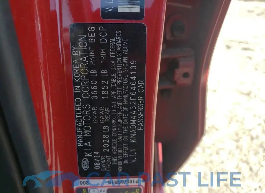 KNADM4A32F6464139# 13