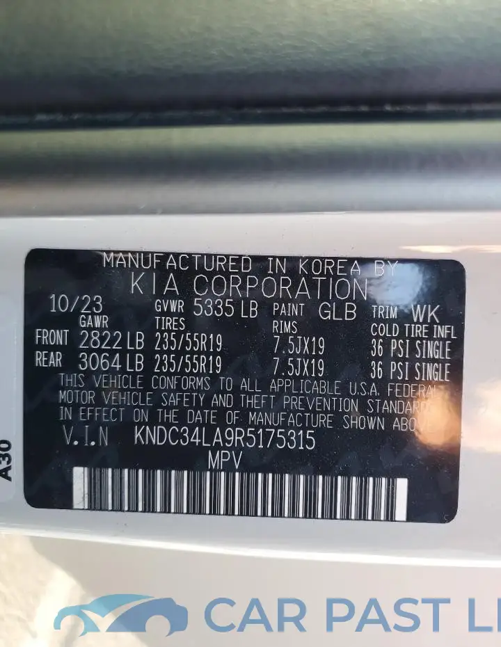 KNDC34LA9R5175315# 12