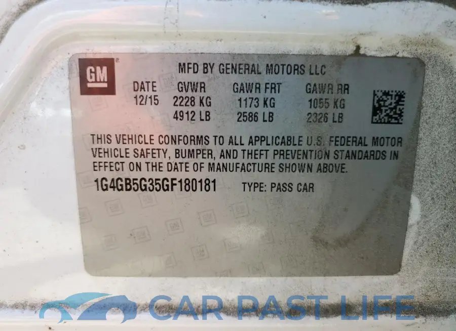 1G4GB5G35GF180181# 13