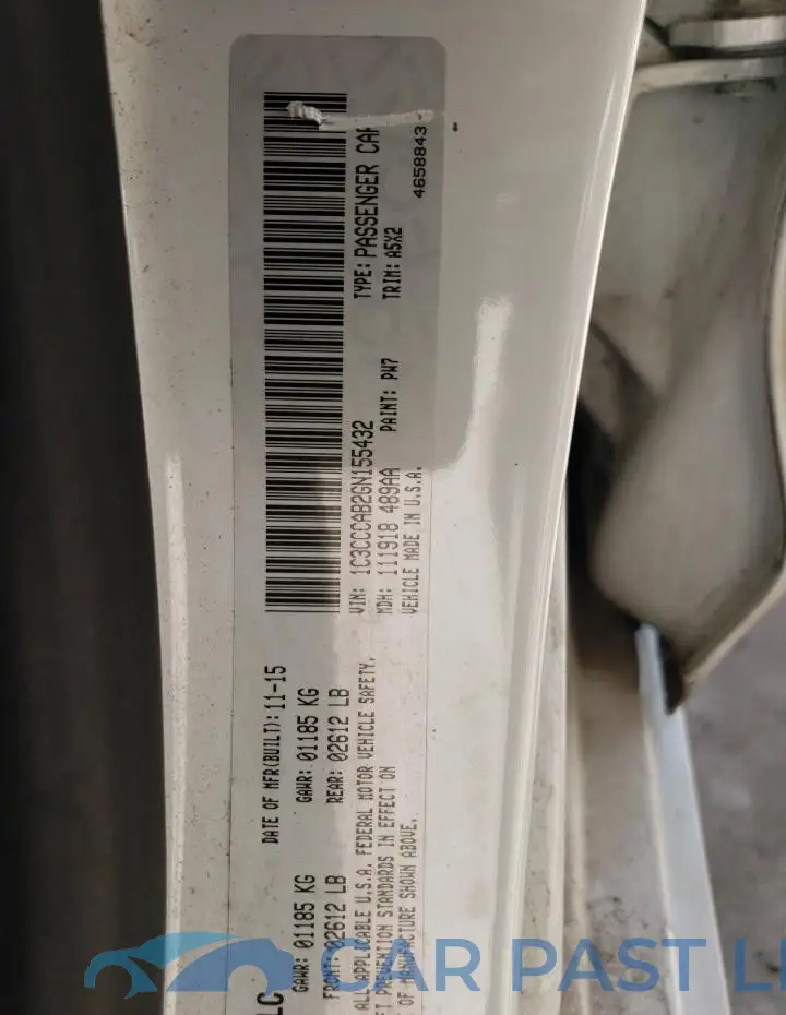 1C3CCCAB2GN155432# 12