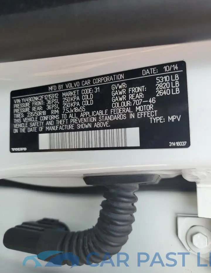 YV4902NK2F1215912# 12