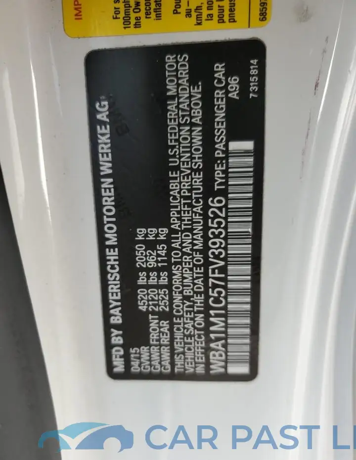 WBA1M1C57FV393526# 13
