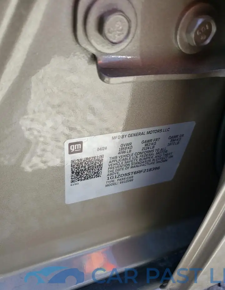 1G1ZD5ST6RF218396# 12