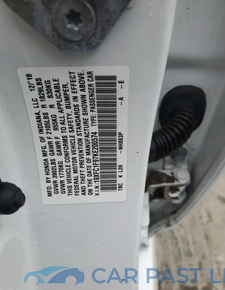19XFC1F97KE200574# 13