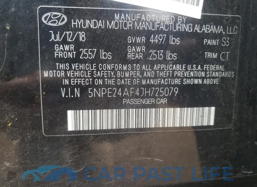 5NPE24AF4JH725079# 13
