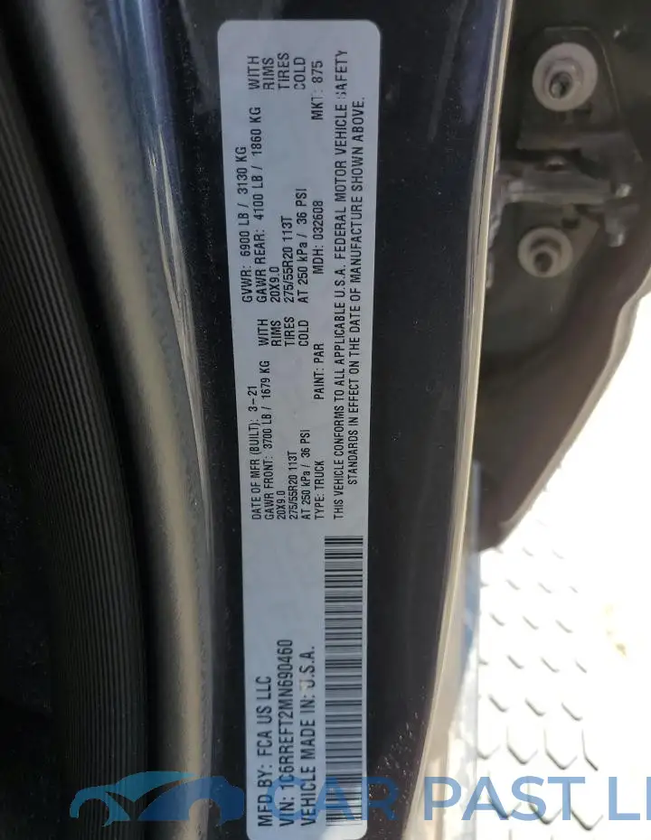 1C6RREFT2MN690460# 12