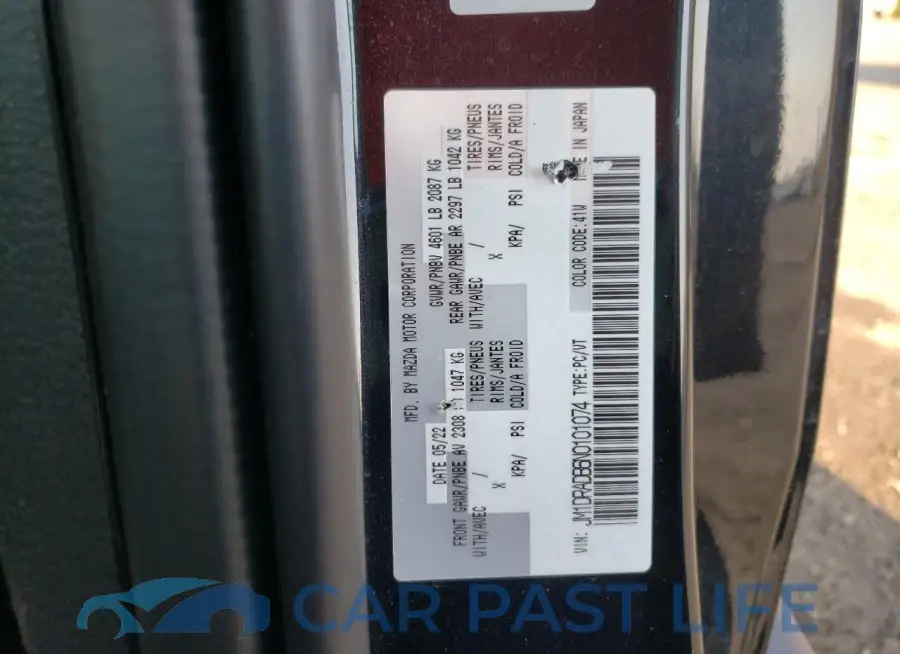 JM1DRADB6N0101074# 12