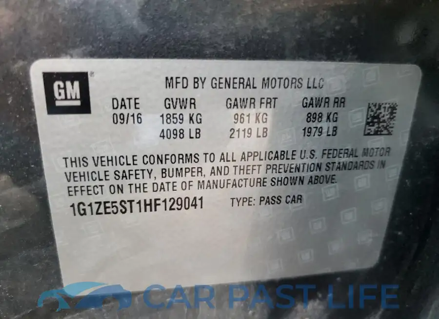 1G1ZE5ST1HF129041# 12