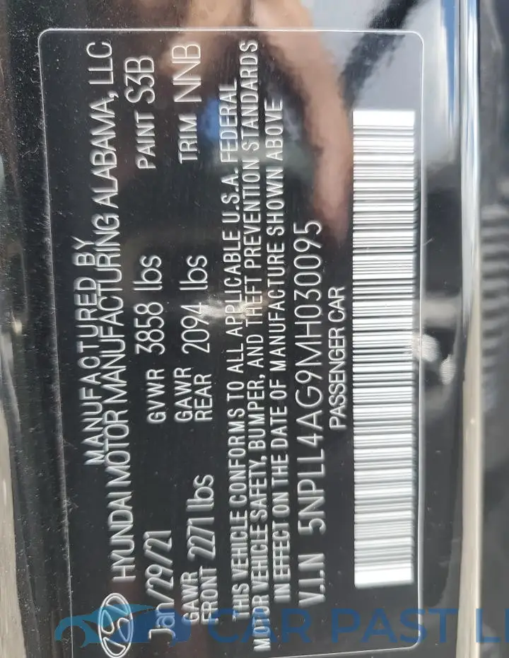 5NPLL4AG9MH030095# 12