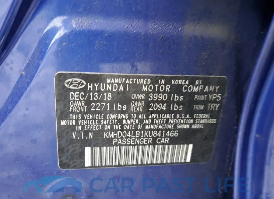 KMHD04LB1KU841466# 12