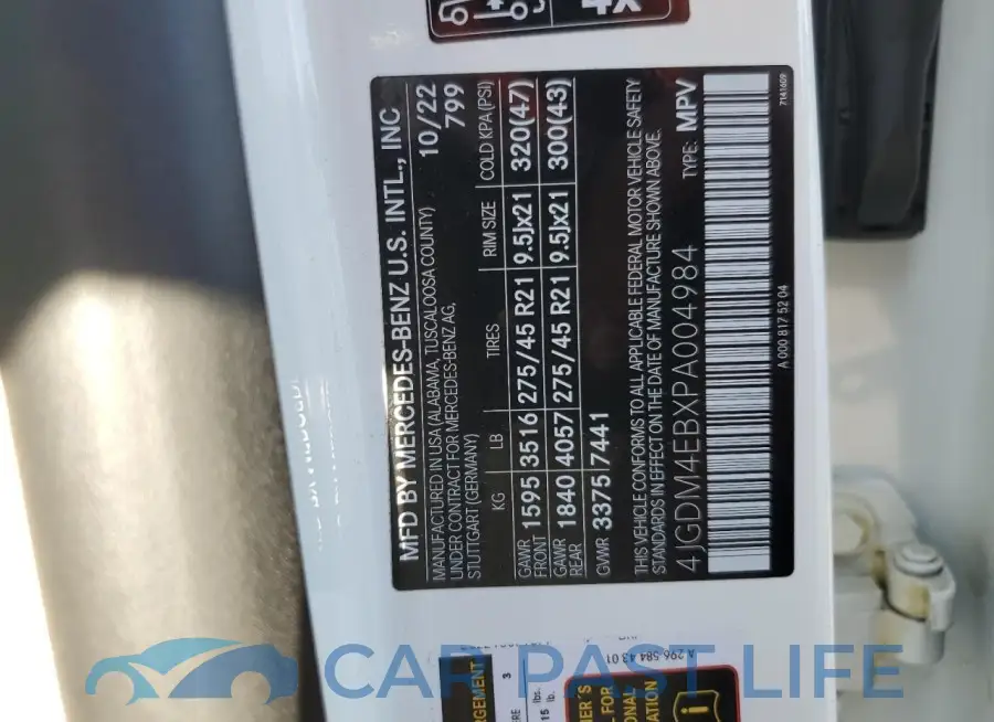 4JGDM4EBXPA004984# 13