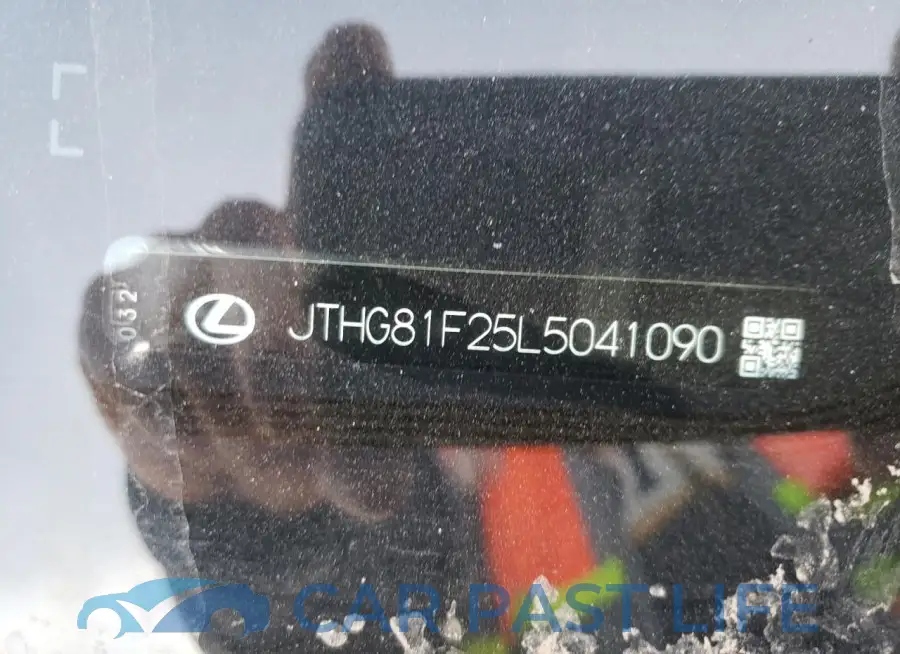 JTHG81F25L5041090# 12
