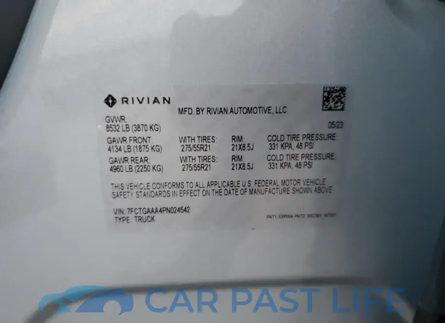 7FCTGAAA4PN024542# 12