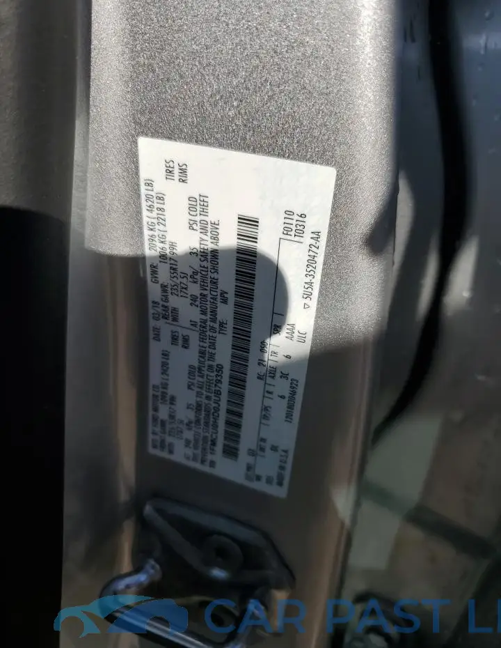 1FMCU0HD0JUB79350# 13