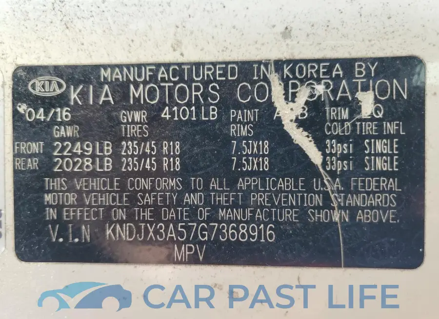 KNDJX3A57G7368916# 12