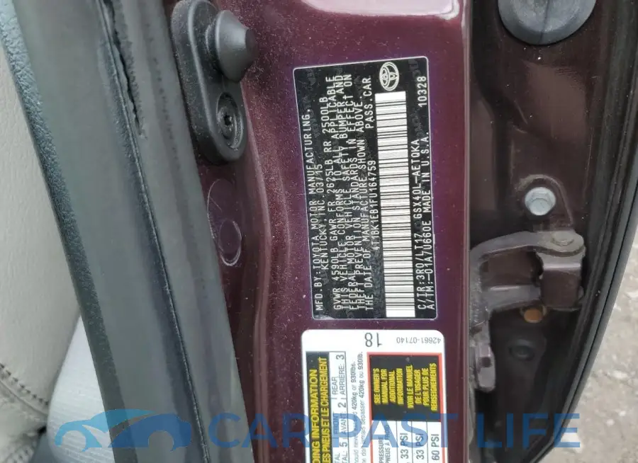 4T1BK1EB1FU164759# 13
