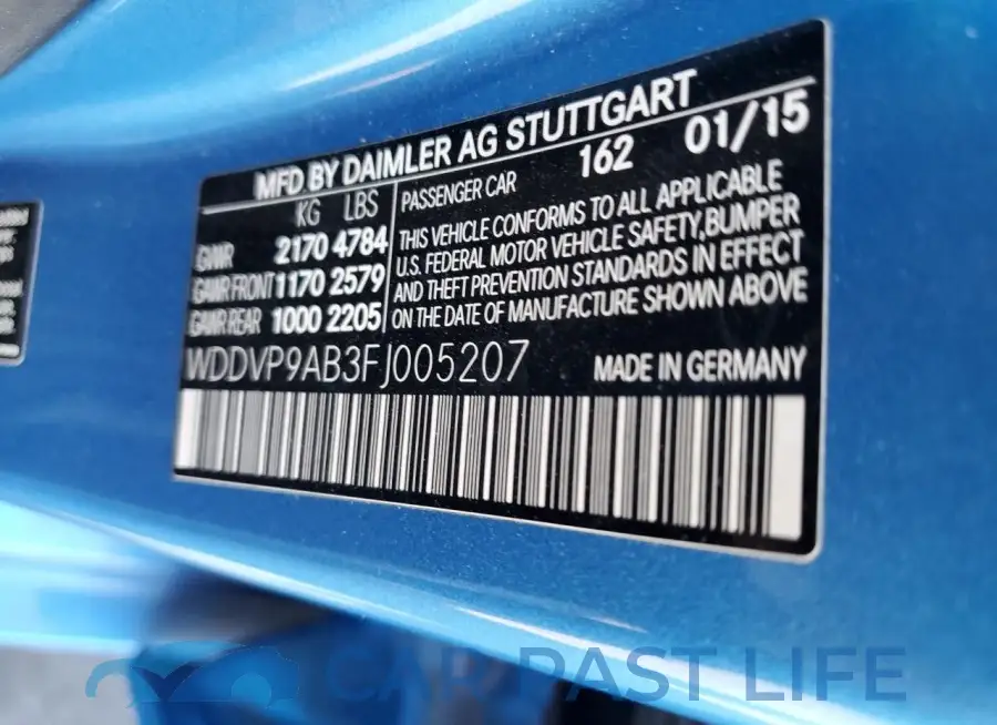 WDDVP9AB3FJ005207# 12