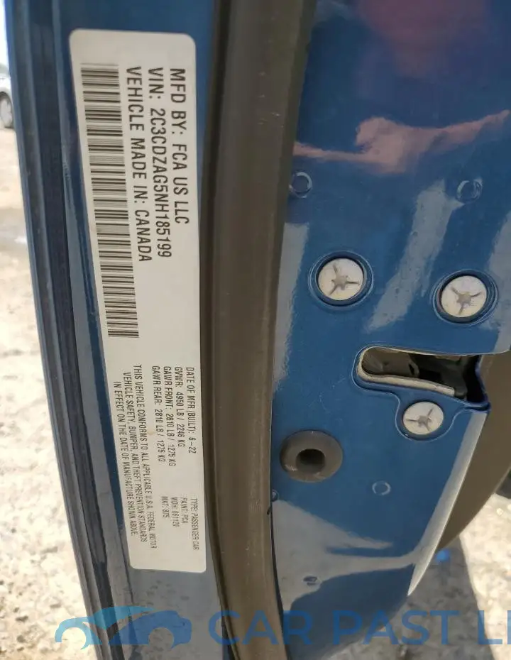 2C3CDZAG5NH185199# 12