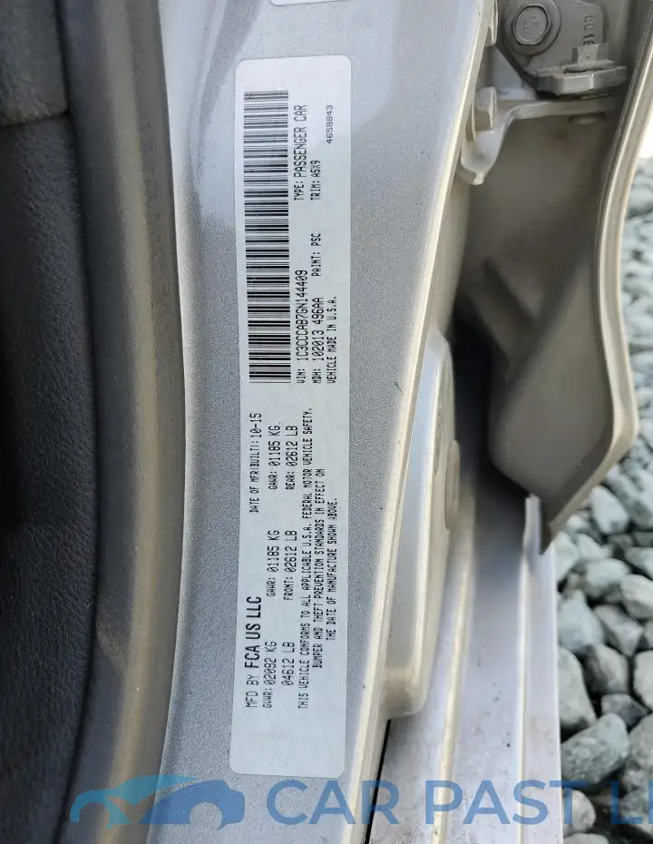 1C3CCCAB7GN144409# 12