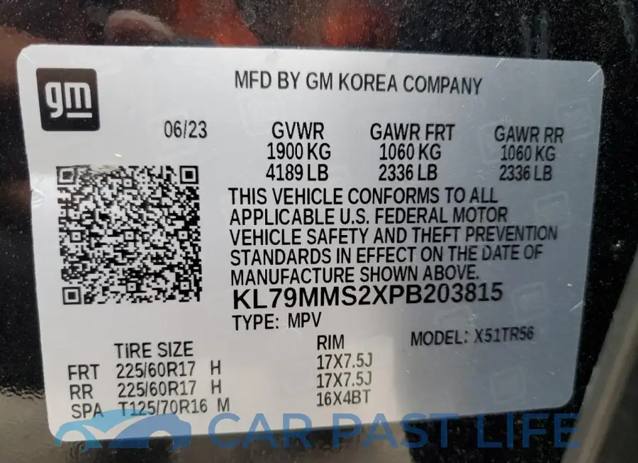 KL79MMS2XPB203815# 13