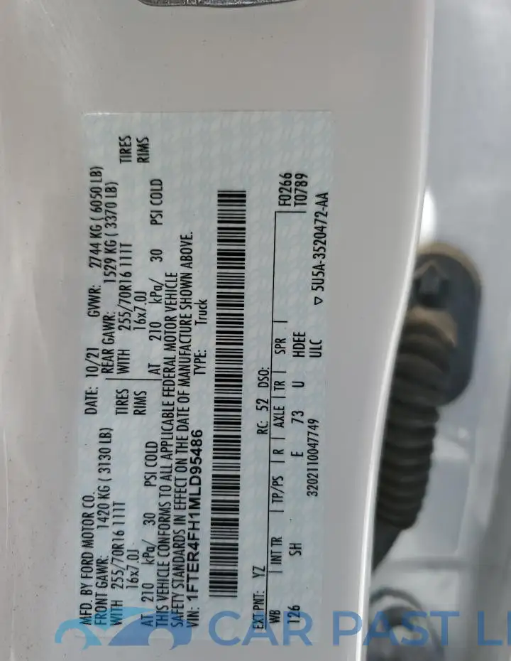1FTER4FH1MLD95486# 12