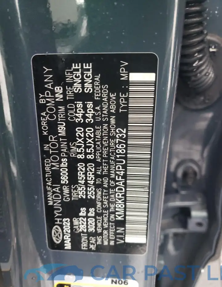 KM8KRDAF4PU186732# 13