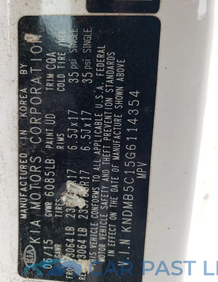 KNDMB5C15G6114354# 12