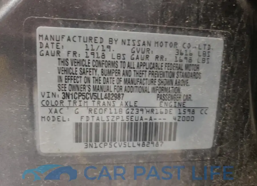 3N1CP5CV5LL482987# 13