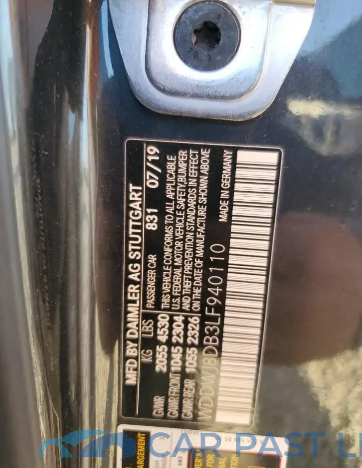 WDDWJ8DB3LF940110# 13