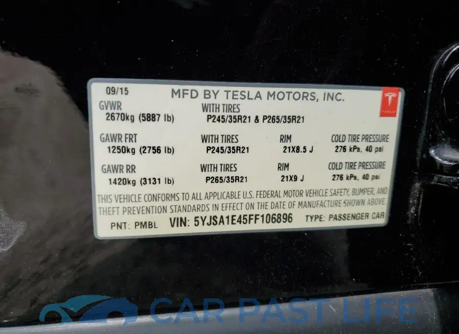 5YJSA1E45FF106896# 12