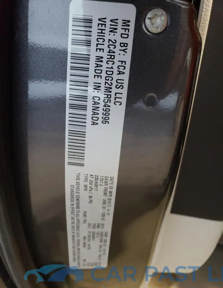 2C4RC1DG2MR549996# 14