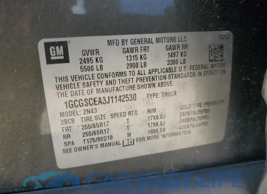 1GCGSCEA3J1142530# 12