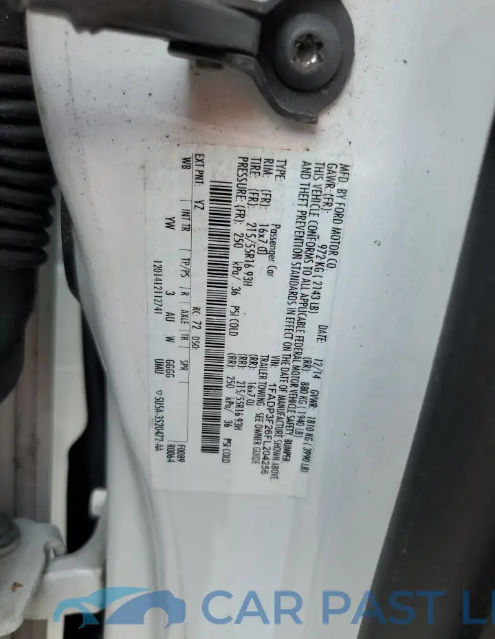 1FADP3F26FL204256# 12